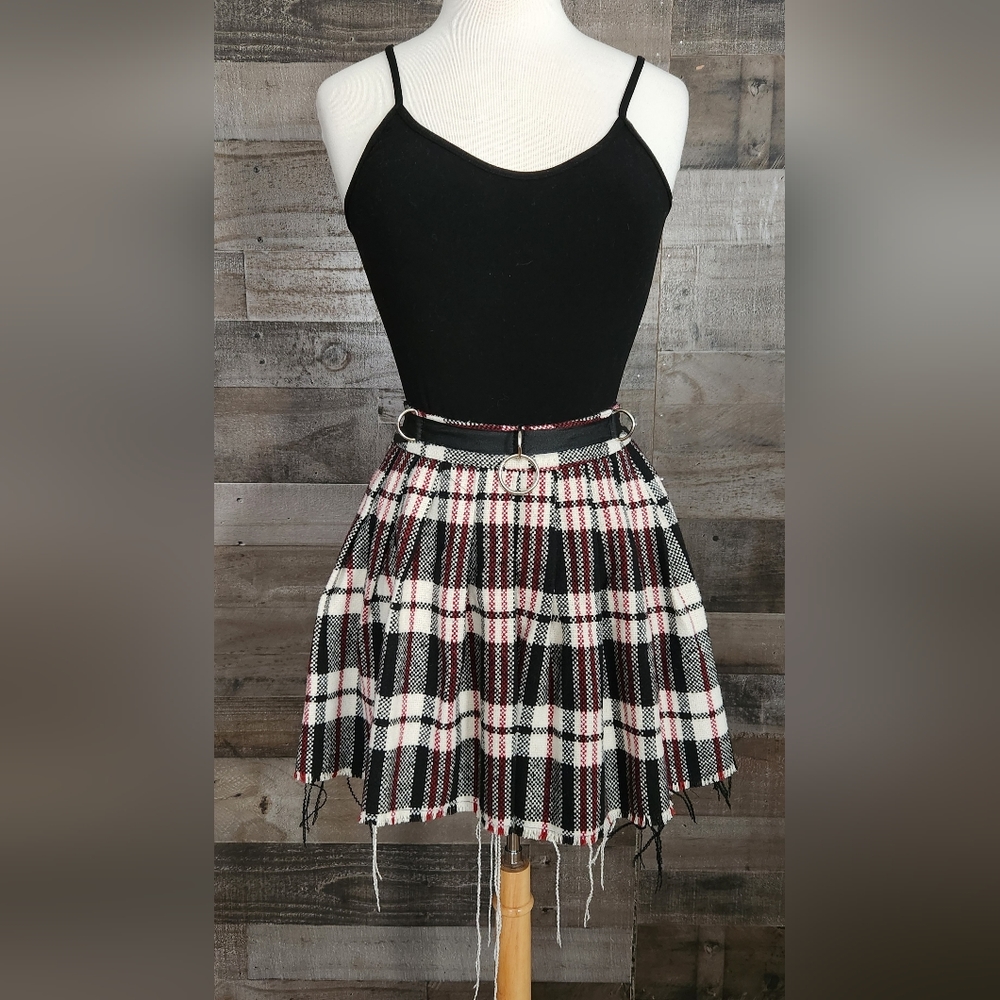 Dolls Kill Wool Plaid Skirt